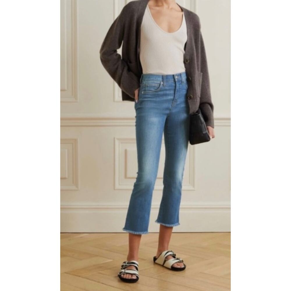 Veronica‎ Beard Carly High Waist Kick Flare Jeans Sunrise 26
